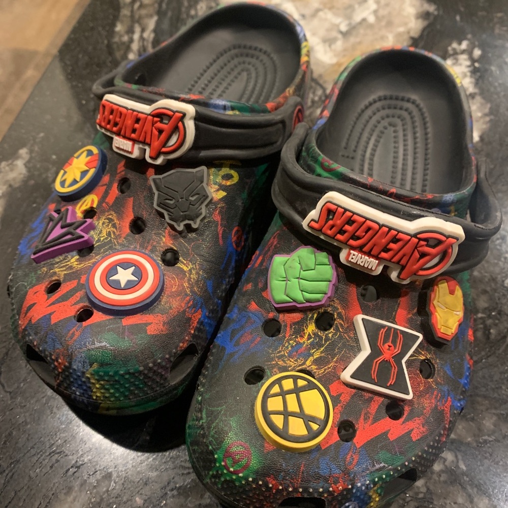 Limited edition Marvel Avengers Crocs